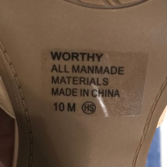 Pop Shoes Size 11 Womens Platform Mary Jane Heels Tan New With Box Eleven Buckle - Picture 12 of 12